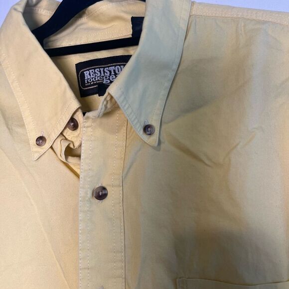 Resistol Rodeo Gear Yellow Button-Up Cowboy Shirt - XL - Picture 8 of 9